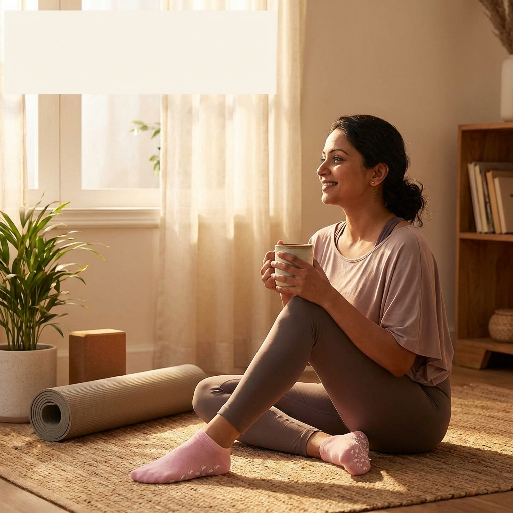 Sukham NoSlip Yoga Socks